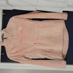 North face osito pink pull over